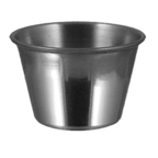 Thumbnail image #1 for International Tableware Holloware ISFS-I-A25 Round Stainless Steel Sauce Cup, 2-1/2 oz. 1 Dozen