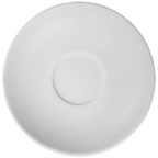Thumbnail image #1 for Vertex China Elements E-2-C China Saucer, 6-1/2 in, Round Coupe, Chalk Matte White Case of 3 Dozen