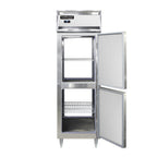 Thumbnail image #1 for Continental Refrigerator Designer Line D1RNSSPTHD One-Section Pass-Thru Reach-In Refrigerator, Solid Half Doors, Stainless Steel