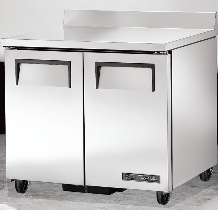 Product image #5 for True TWT-36-HC Two-Section 36-Inch Worktop Refrigerator with Rear-Mounted Self-Contained Refrigeration