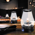 Thumbnail image #3 for Sterno Industrial Chic 85414 Frosted Glass Chimney Globe, 6-1/2"H x 4-1/8" Diameter
