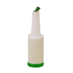 Thumbnail image #1 for TableCraft Products PourMaster 8032GN 1 qt Pour Container with Easy-Grip Neck, Green Spout and Cap Case of 12