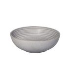 Thumbnail image #1 for Vertex China Elements E-80-F 24 oz Round Blue Fog China Pasta/Salad Bowl, 7" Case of 2 Dozen