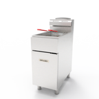 Thumbnail image #1 for Drago DRF40-NG Natural Gas Fryer, 40 lb Capacity, Stainless Steel Frypot, Thermostatic Controls