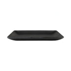Thumbnail image #2 for G.E.T. Greenovations - EGS ECO99SQ-B Black Square Melamine-Bamboo Plate, 9 2, Rolled Edge Case of 6