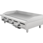 Thumbnail image #1 for Drago DRGM48X Commercial Gas Griddle, 48"W x 30"D, Stainless Steel, 3/4" Thick Griddle Plate