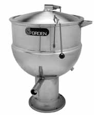Product image #5 for Groen PT-40 40-Gallon Direct Steam Steam Kettle with Pedestal Base