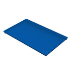 Thumbnail image #1 for TableCraft Products CW2115CBL Cooling Plate Serving Tray, Rectangular Cast Aluminum, Cobalt Blue, 10-1/2" x 6-1/2"