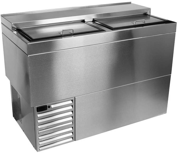 Product image #5 for Glastender MF48-S 48-Inch Underbar Glass Froster, 2 Top Sliding Doors, Stainless Steel