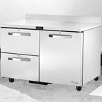Thumbnail image #6 for True Mfg. - General Foodservice SPEC SERIES TWT-48D-2-HC~SPEC3 48-Inch Two-Section Stainless Steel Worktop Refrigerator, 1 Door/2 Drawers