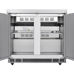 Thumbnail image #7 for Koolmore KM-RBT-36C 36-Inch 2-Door Refrigerated Prep Table, Stainless Steel, 6-Pan Capacity