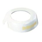 Thumbnail image #1 for TableCraft Products CB23 Fryer Dispenser ID Collar, Lite 1000 Island, White Plastic with Beige Print