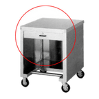 Thumbnail image #1 for Duke Manufacturing CS-DR Stainless Steel Replacement Drawer, No Lock, for TCS Cashier Stand