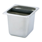 Thumbnail image #1 for CAC China SCKB-765 Coffee Knock Box, 5-Inch Deep, Stainless Steel Case of 24