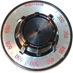 Thumbnail image #1 for AllPoints Foodservice Parts & Supplies 221011 Oven Dial Knob, 2-1/2 in Diameter, 300°-650°F, 4-Way Mount