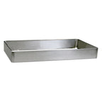 Thumbnail image #1 for Cadco PS-CBC-2 Steam Pan Holder Accessory, Removable Stainless Steel, 2-1/2-Inch Deep, Holds Two Half-Size or Three Third-Size Pans