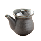 Thumbnail image #1 for Korin Inc SPT-E467 China Soy Sauce Pot, 8 oz., Black, with Lid