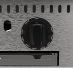Thumbnail image #2 for Venancio USA Prime PGT24G-CT Gas Countertop Griddle, 24-Inch, 3/4-Inch Smooth Steel Plate, Thermostatic Controls
