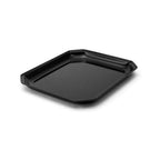 Thumbnail image #1 for Steelite Delfin, Supermarket DFICC121010 Rectangular Tray Insert, Cut Corner, Black Acrylic Plastic, 12 x 10 x 1 in