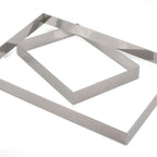 Thumbnail image #1 for JB Prince MA271 A Stainless Steel Standard 1/2-Size Sheet Pan Extender, 16"W x 12"D x 2-2/5"H