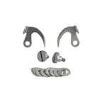Thumbnail image #1 for Alfa International Globe G-741-4 Slicer Prong Set, Stainless Steel, for Slicers
