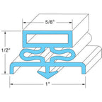 Thumbnail image #1 for AllPoints Foodservice Parts & Supplies Traulsen 741114 Commercial Refrigerator Door Gasket, 22-3/4 x 59-11/16 Inch, 4-Sided Magnetic Dart