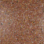 Thumbnail image #2 for G.E.T. Bugambilia T0B6T . . Single Tile, 21-11/16" x 13-1/4", Cast Aluminum with Resin Coating, Two Oval Openings, Terracotta