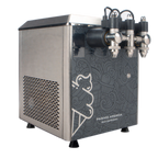 Thumbnail image #1 for Pasmo USA C0FA-4 Tabletop Pressurized Dual-Flavor Cream Whipping Machine, (2) 2.2 L Hoppers, Air-Cooled