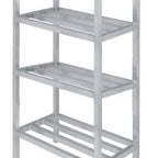 Thumbnail image #4 for Channel Manufacturing ED2048-4 4-Shelf Tubular Aluminum Dunnage Shelving Rack, 48W x 20D x 64H