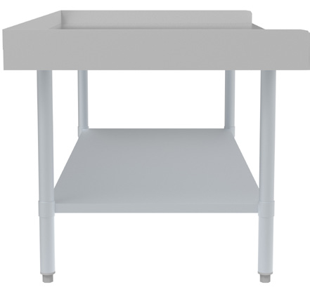 Product image #5 for KoolMore 60" x 30" 16-Gauge Stainless Steel Equipment Stand with Adjustable Galvanized Undershelf