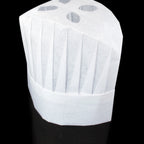 Thumbnail image #1 for New Star Foodservice Inc. 32215 Disposable Round Chef Hat, 9-inch Case of 10