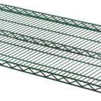 Thumbnail image #1 for ATSMFG MET MET-GS2454 Wire Shelf, 24 x 54 in, Green Epoxy-Coated, 600 lb Capacity, with Sleeve Clips Case of 2