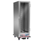 Thumbnail image #1 for Winholt Equipment NHPL-1825-UNC Mobile Heater/Proofer Cabinet, Non-Insulated, Full-Height Glass Doors, Aluminum, 24"W x 32"D x 70"H
