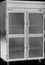 Thumbnail image #5 for Beverage Air Horizon Series Two-Section Reach-In Refrigerator with Four Half-Glass Hinged Doors, 46.88 Cu. Ft., Top-Mounted Self-Contained Refrigeration