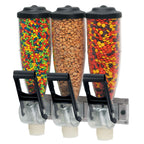 Thumbnail image #1 for Server Products 86660 Wall-Mount Triple Dry Food & Candy Dispenser, 2 L Each