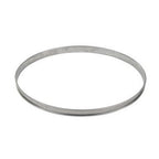 Thumbnail image #1 for Louis Tellier US Gobel 824992 Stainless Steel Tart Ring, 11-3/4" Diameter x 3/4" Deep, Rolled Edge