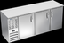 Thumbnail image #3 for Beverage-Air BBN78HC-F-S Three-Section Food-Rated Back Bar Refrigerator with Solid Doors