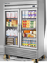 Thumbnail image #5 for True Two-Section Framed Glass Door Reach-In Refrigerator with Bottom-Mounted Self-Contained Refrigeration