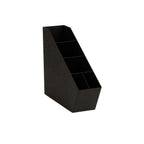Thumbnail image #2 for Cal-Mil 24065-4-13 3-Section Stir/Sugar Lid Display, Black ABS Plastic, 5.5"W x 19"D x 17"H