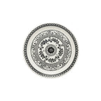 Thumbnail image #2 for Steelite International ZABA A101P803 Round Alumina Vitrified Plate, 7-1/2", Talara Vida Black 1 Dozen