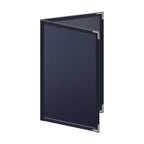 Thumbnail image #1 for Risch Pajco 2002 5.5X8.5 Semi-Flexible Menu Cover, 5-1/2" x 8-1/2", Double Fold, Double Pocket, 2-View Case of 25