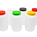 Thumbnail image #1 for TableCraft Products PourMaster JC1064R Backup Mix Bottle, 1/2 Gallon, Red Polyethylene, with Lid Case of 6