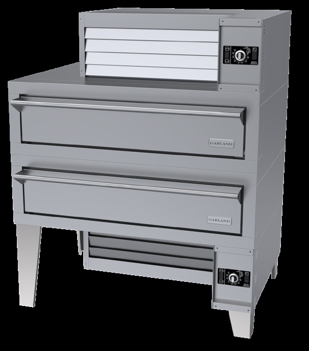 Product image #5 for Garland Air-Deck Double-Deck Gas Pizza Oven with 56" x 36" Stainless Steel Decks