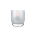 Thumbnail image #2 for Sterno 80561 Round Frosted Glass Candle Lamp, 3-1/2"H x 2-1/2" Diameter
