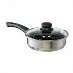 Thumbnail image #1 for Libertyware SEP4 4-Section Egg Poacher Pan with Nonstick Cups, Stainless Steel Case of 6