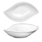 Thumbnail image #1 for International Tableware FAW-718 Leaf-Shaped Porcelain Bowl, 4 oz, 7-1/8 x 3-3/4 x 1-1/4 in. Case of 2 Dozen