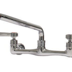 Thumbnail image #6 for Advance Tabco K-101 Commercial Lead-Free Backsplash-Mount Faucet, 8-Inch Centers, 8-Inch Swing Spout