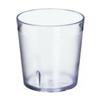 Thumbnail image #1 for G.E.T. GET 6699-C 9 oz Clear Textured Plastic Tumbler Case of 6 Dozen