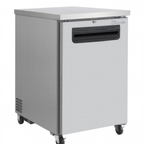 Thumbnail image #1 for Blue Air FSE LLC BLBB23-1S-HC One-Section Back Bar Cooler, 24-1/8"W, Solid Door, Stainless Steel Exterior, Self-Contained Refrigeration