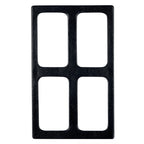Thumbnail image #1 for G.E.T. Bugambilia T0B20-MOD Single Tile, 21-11/16 x 13-1/4 in, Cast Aluminum with Resin Coating, 4 Rectangular Openings